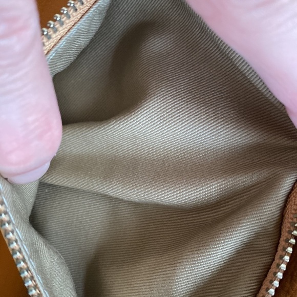 Rebecca Minkoff crossbody bag in a beautiful brown leather, silver chain - Picture 3 of 7